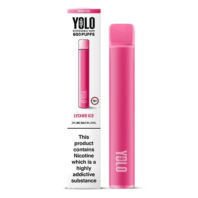 Yolo Bar M600 Lychee Ice Disposable