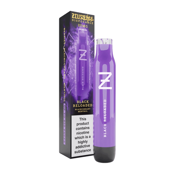 black reloaded vape juice Zeus Juice Black Reloaded Disposable – Royal Vapes